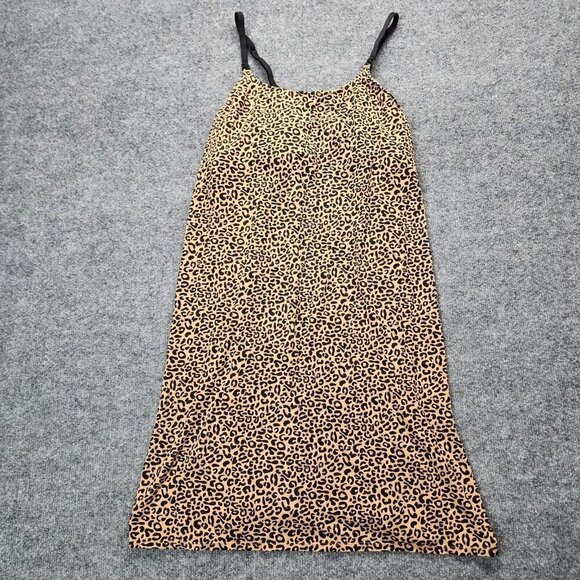 STORQ Sleep Etc. Nursing Nightgown Dress Maternity Leopard print Size 6 2X - Picture 1 of 10